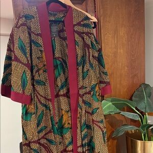 Besida Colorful Patterned Kimono